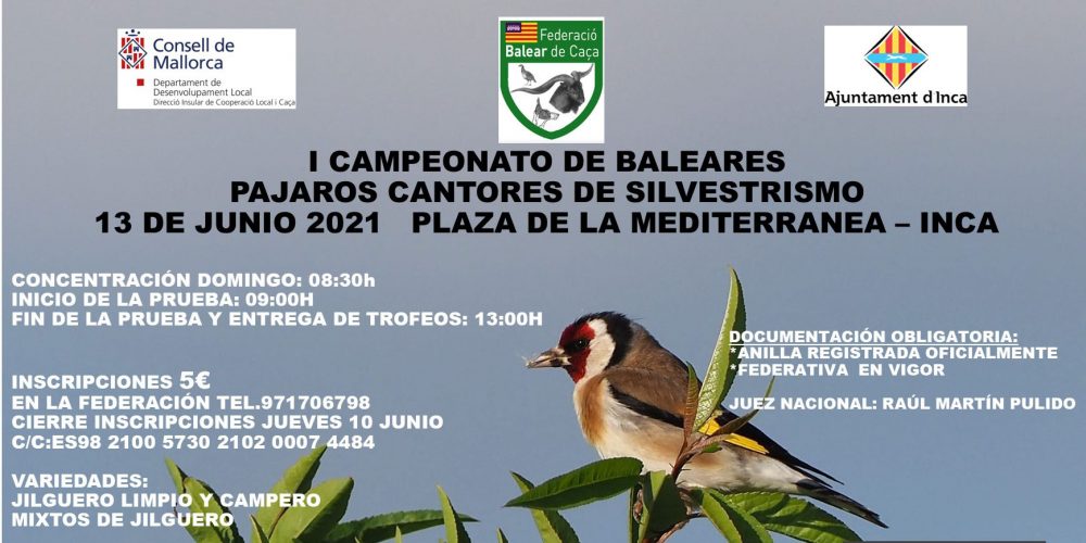 I Campeonato de Baleares de Pájaros Cantores de Silvestrismo