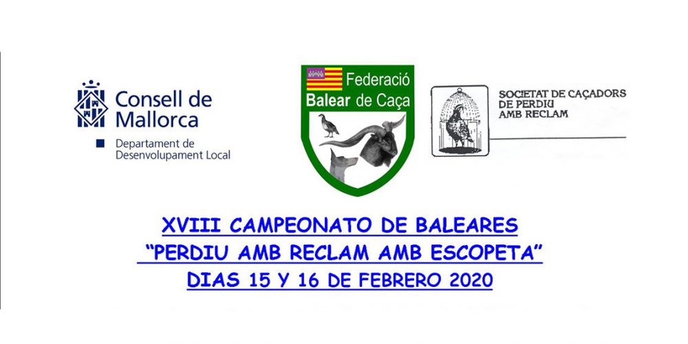 Abierta la inscripción al XVIII Campeonato de Baleares de «Perdiu amb reclam amb escopeta»