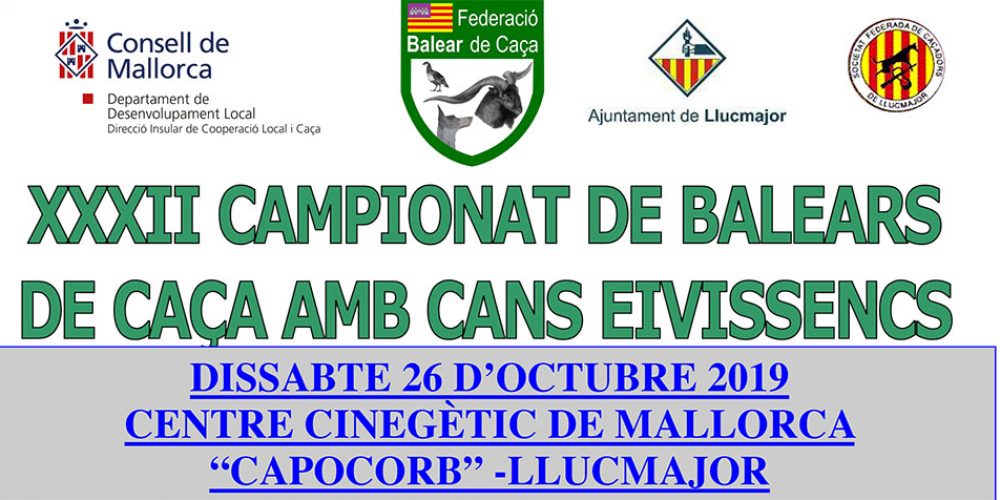 XXXII Campeonato de Baleares de Caza con Podenco Ibicenco