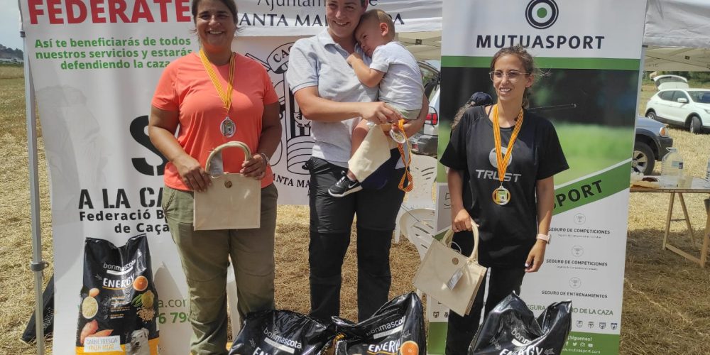 Gostí Serra, Xisca Capó y Toni Alomar, vencedores del Campeonato de Mallorca de San Huberto