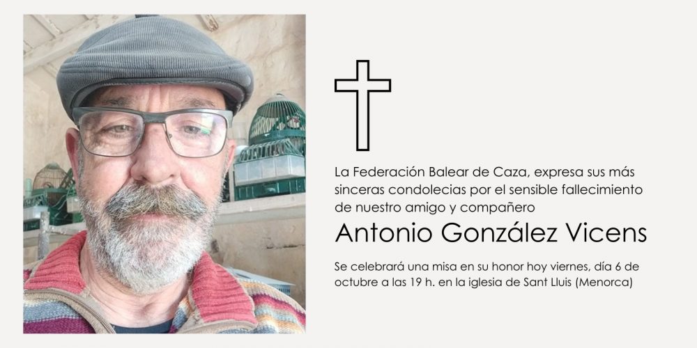 Fallece Antonio González Vicens, directivo de la Federación