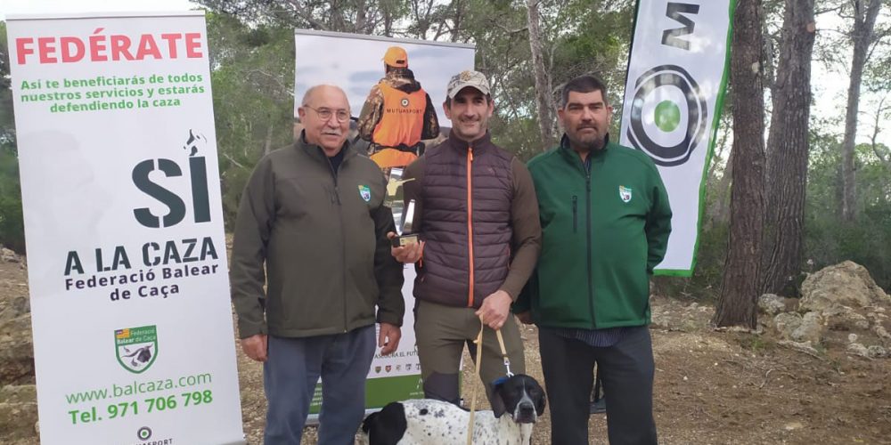 Rafael Pizà gana el Campeonato de Baleares de Caza de Becadas