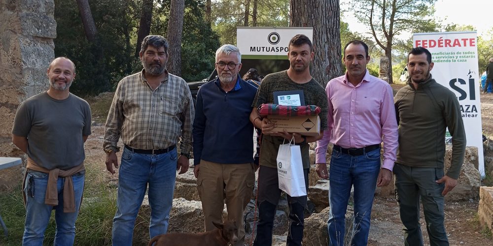 Juan Francisco Riutort gana el Campeonato de Baleares de Caza Menor con Perro