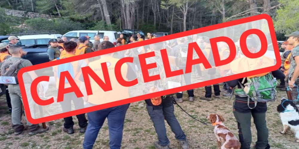 Cancelación del Campeonato de Baleares de Caza Menor cono Perro 2025