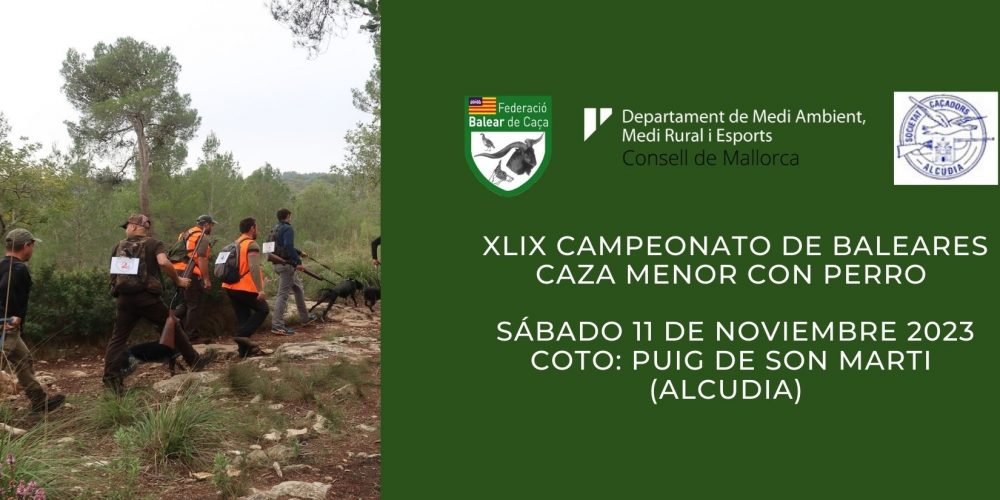 XLIX Campeonato de Baleares de Caza Menor con Perro
