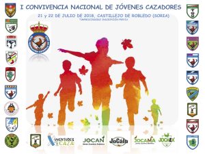 Cartel I Convivencia Nacional Jóvenes Cazadores / Real Federación Española de Caza