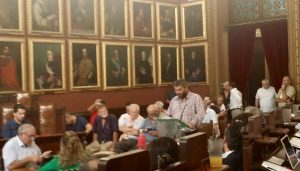 Pedro Bestard en el Pleno del Ajuntament de Palma