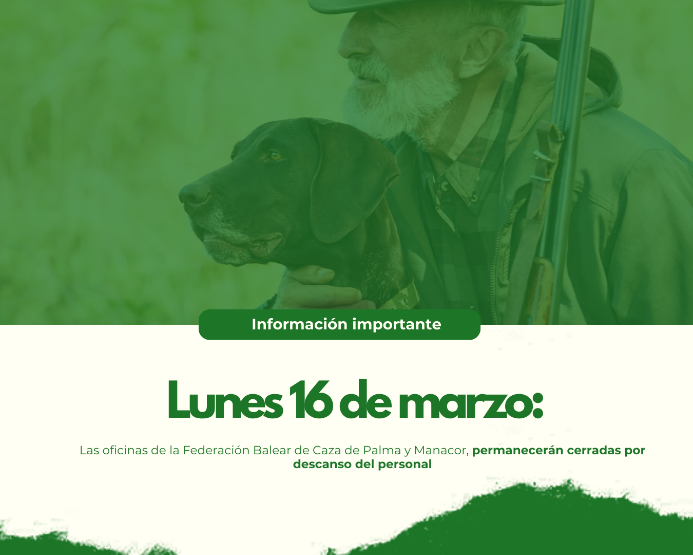 Lunes 16 de marzo permaneceremos cerrados