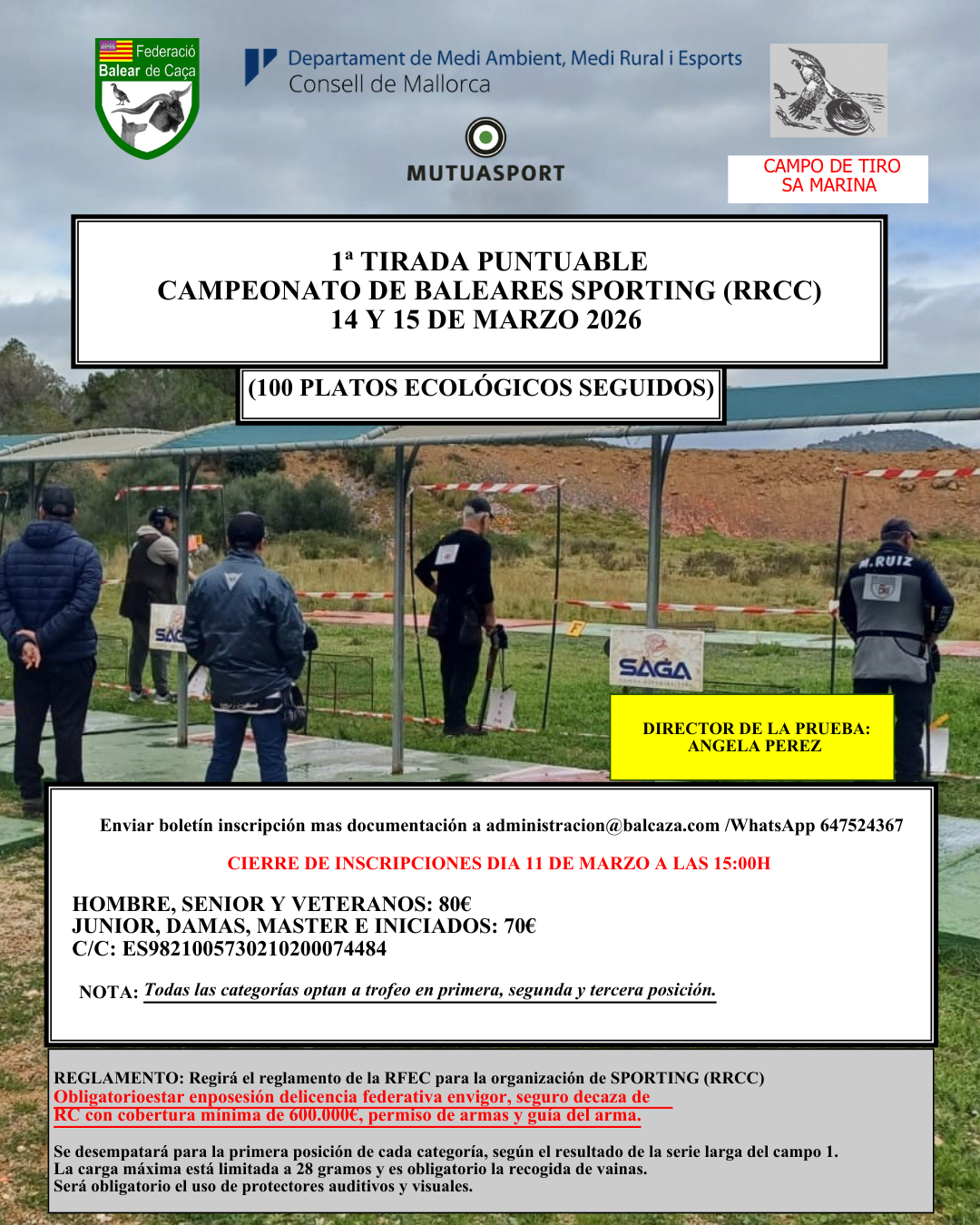 cartel del campeonato de sporting en baleares