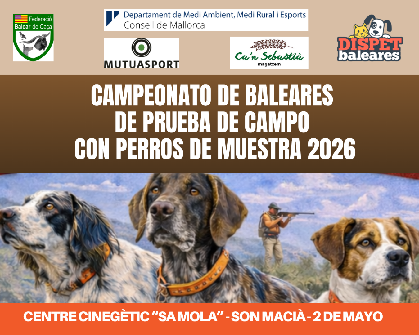Campeonato de Baleares de Prueba de Campo con Perros de Muestra 2026