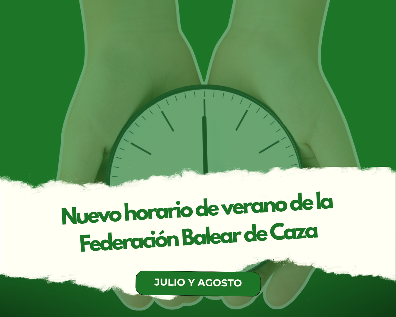 Horario de verano de la Federación Balear de Caza