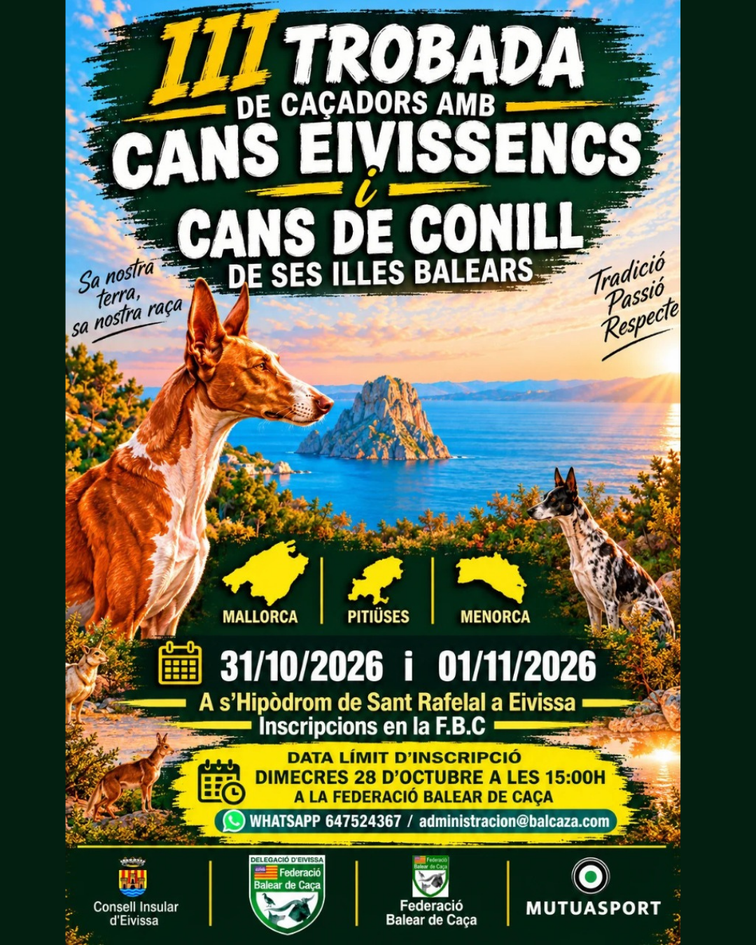 cartell trobada cans eivissencs