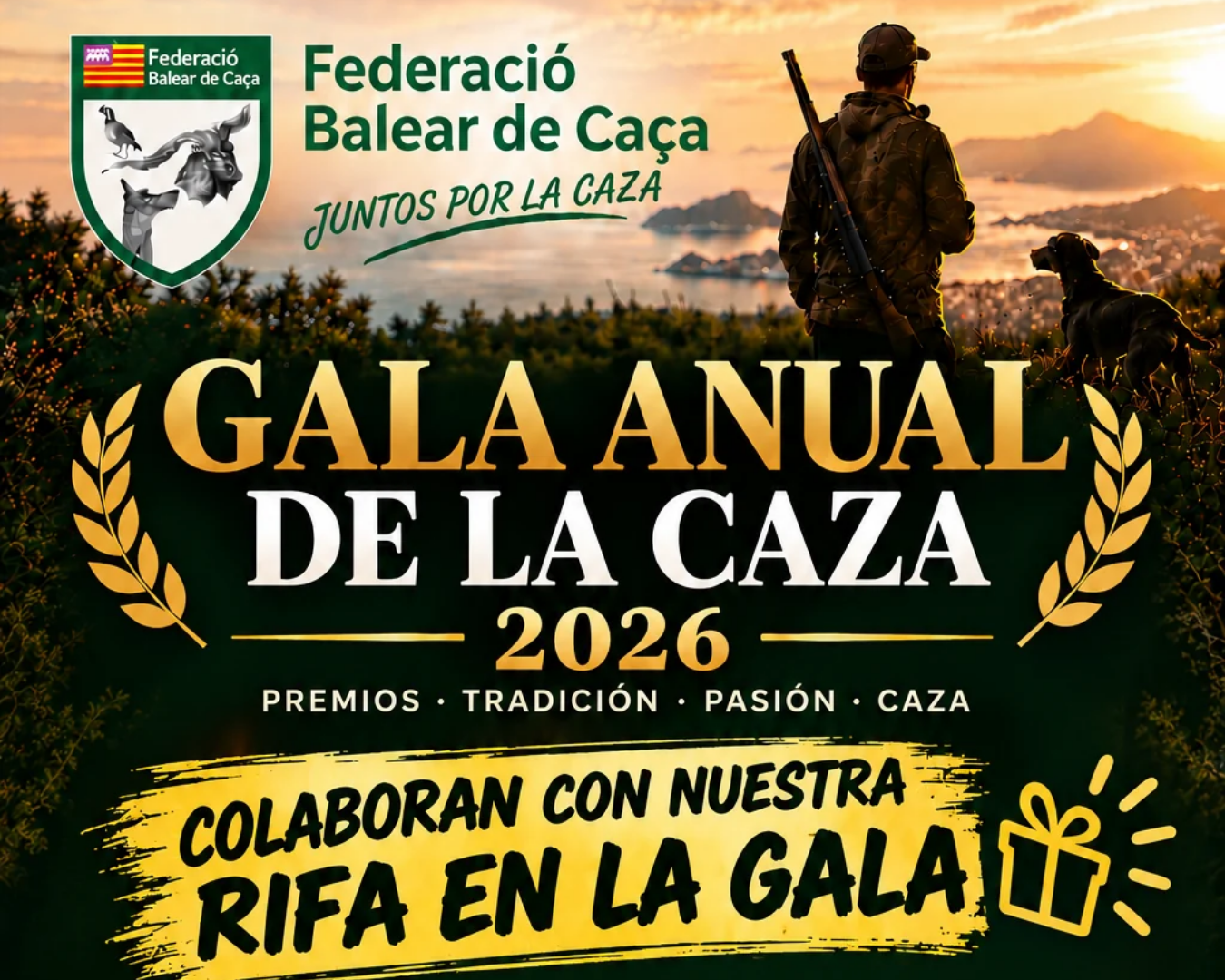Gracias a los colaboradores de la rifa de la Gala Anual de la Caza 2026