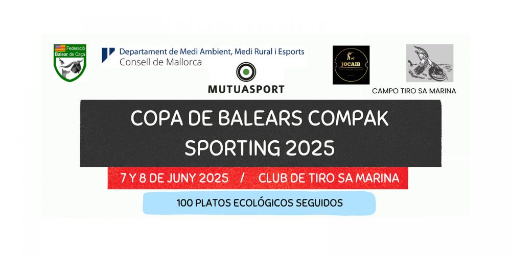Todo listo para la Copa de Baleares Compak Sporting 2025